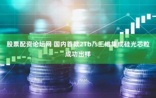 股票配资论坛网 国内首款2Tb/s三维集成硅光芯粒成功出样