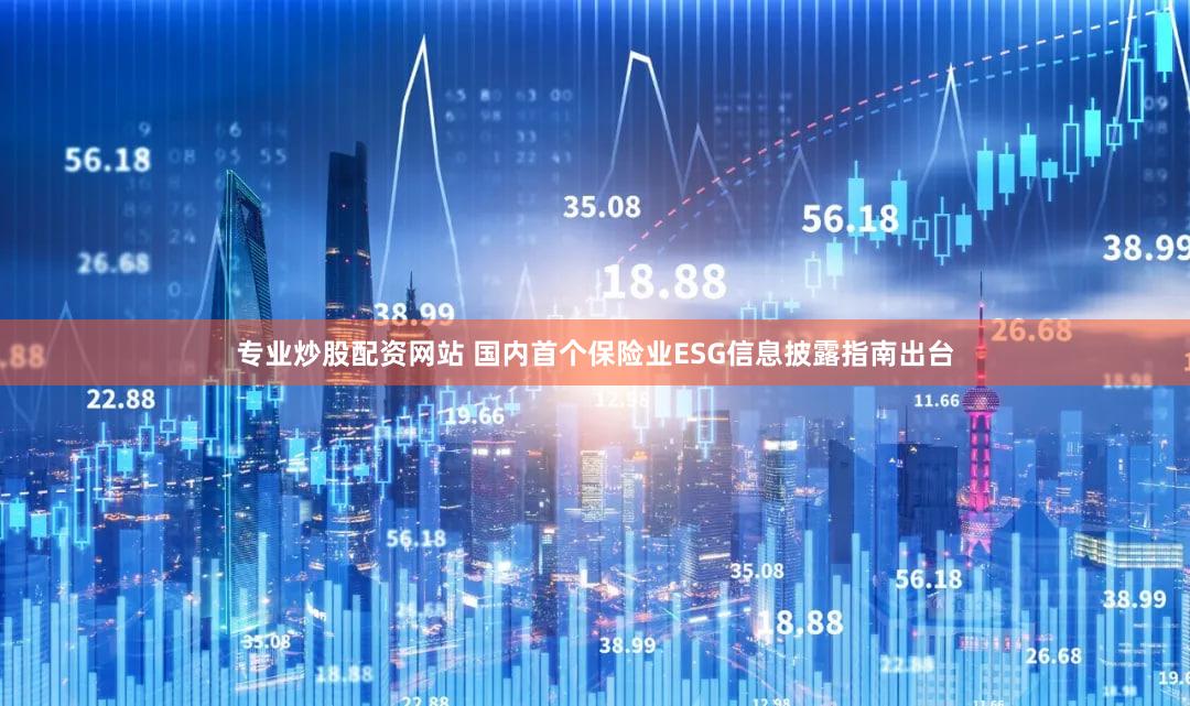 专业炒股配资网站 国内首个保险业ESG信息披露指南出台