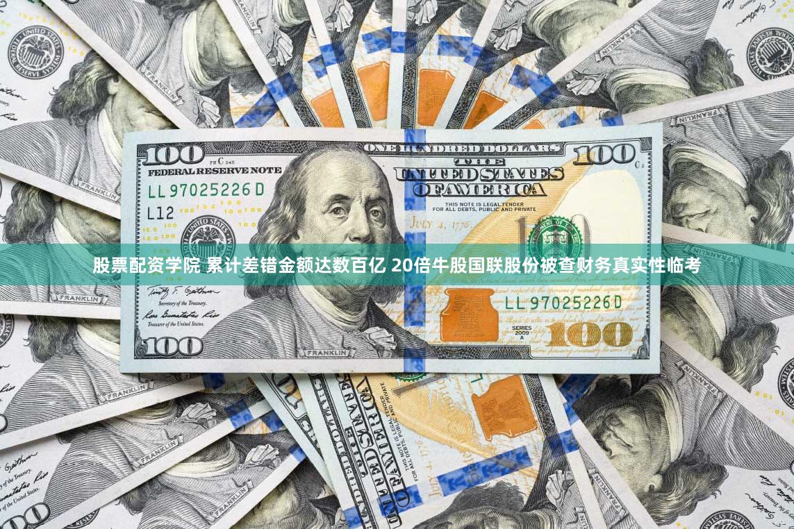 股票配资学院 累计差错金额达数百亿 20倍牛股国联股份被查财务真实性临考