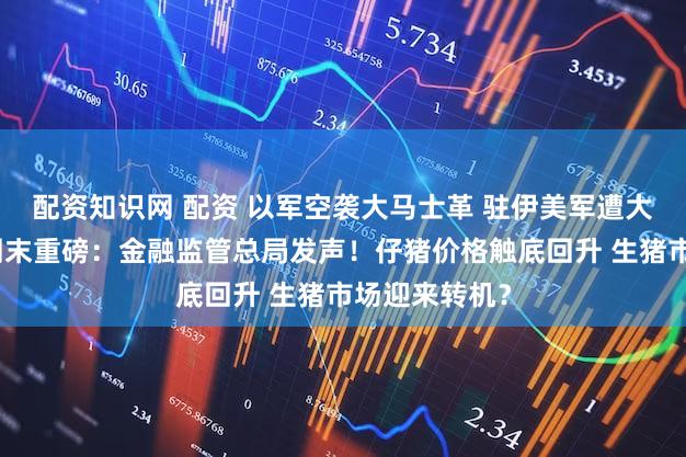 配资知识网 配资 以军空袭大马士革 驻伊美军遭大规模袭击！周末重磅：金融监管总局发声！仔猪价格触底回升 生猪市场迎来转机？
