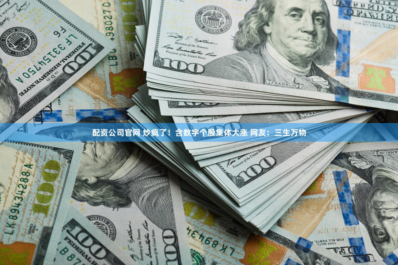 配资公司官网 炒疯了！含数字个股集体大涨 网友：三生万物