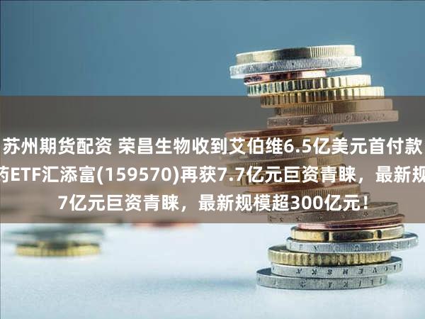 苏州期货配资 荣昌生物收到艾伯维6.5亿美元首付款！港股通创新药ETF汇添富(159570)再获7.7亿元巨资青睐，最新规模超300亿元！